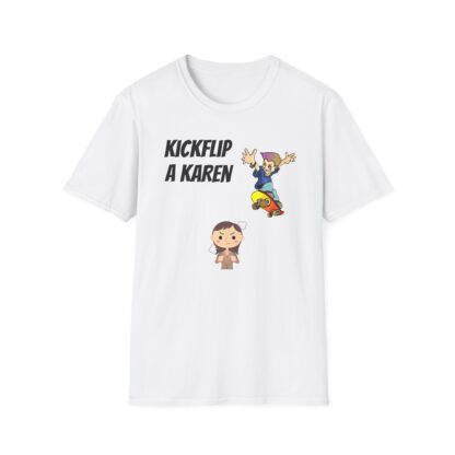 A Unisex Softstyle T-Shirt- Kickflip A Karen - Image 9