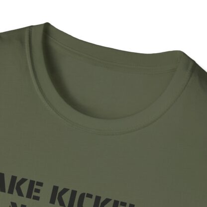 A Unisex Softstyle T-Shirt- Make Kickflips, Not War. - Image 3